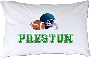 Pattern Pop Personalized Toddler Size Football Pillowcase with Pillow Included