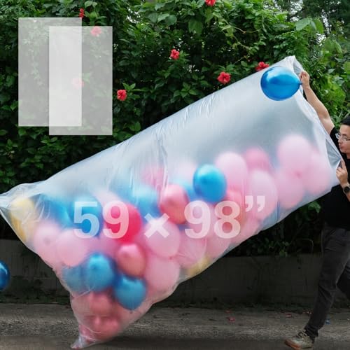 2 Pcs 59 x 98.4 Balloon Bags to Transport balloons for Weddings Parties