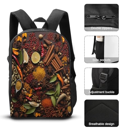Sac à dos école 3D Spices pour garçon : cartable primaire robuste 17 pouces