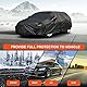 kayme 7 Schichten Autoabdeckung Wasserdicht Atmungsaktiv, Vollgarage Autoplane Kompatibel mit A4/A5 Avant, Volvo V60, 3er Touring, Passat Estate, Octavia Combi, Abdeckplane für Kombi(Bis zu 485cm) 2XL