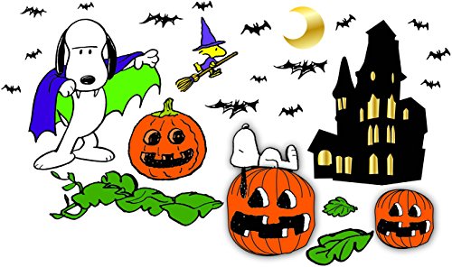 Eureka Peanuts Back to School Classroom Supplies Halloween Special Bulletin Board Set, 18'' x 28'', 46 pc.