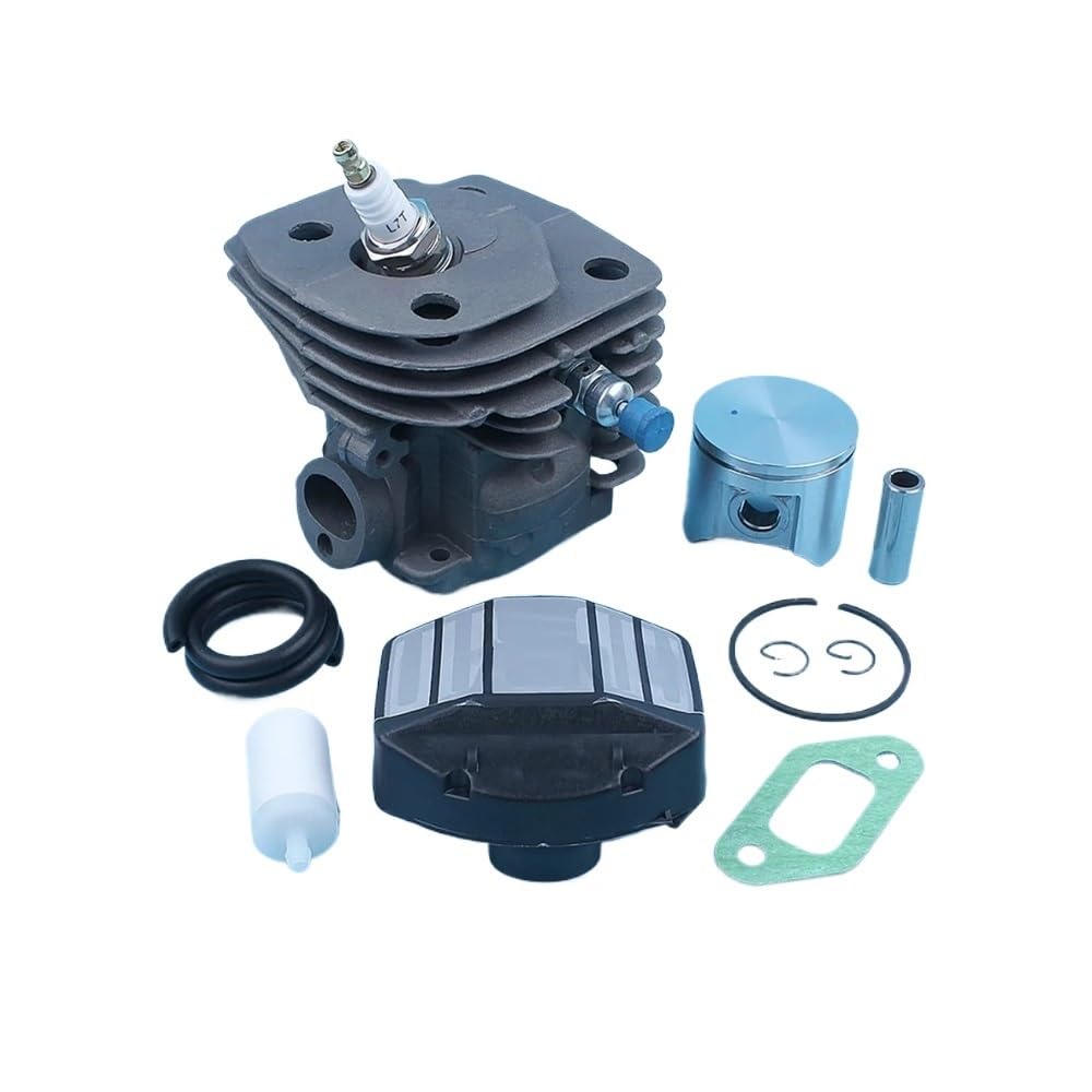 Kit de línea de Gas con Filtro de Combustible y Aire de pistón cilíndrico Apto for Motosierra CS 2159 CS 2156 CS2159 CS2156 de 47mm