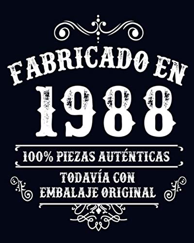 Fabricado en 1988 Todavia Con Embalaje Original: Feliz cumpleaños niña de 33 años escribiendo un diario | Cuaderno en blanco con 120 páginas / 8x10 pulgadas