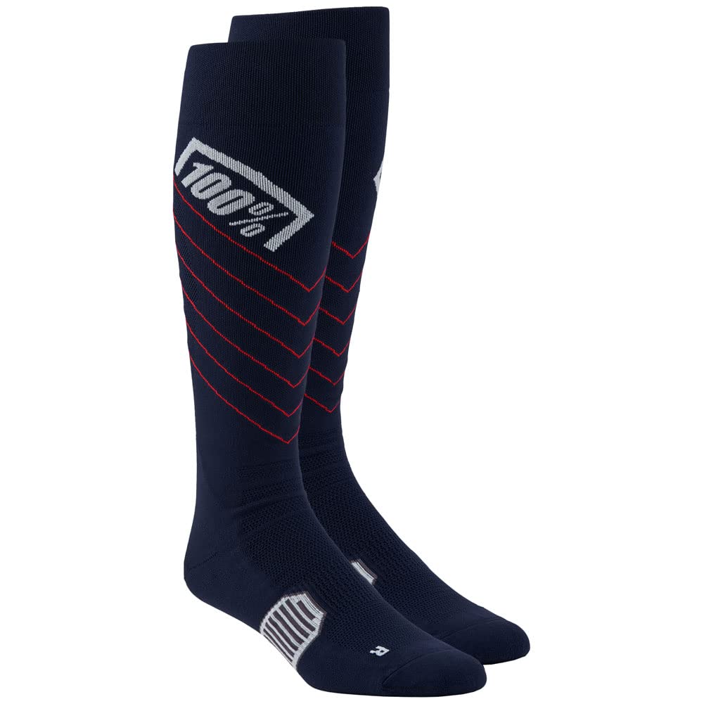 100% Hi-Side Performance Navy Socks size Large-X-Large