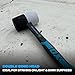 OX TOOLS Combination Rubber Mallet - Non-marking Rubber Mallet Hammer with Fiberglass Handle | Multi-Color & 24-Ounce