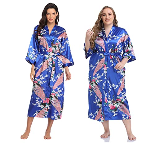 apparel best long silk robe