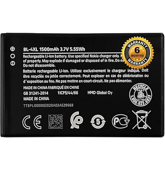 Image of Original BL-4XL Battery for Nokia 6300 Battery with 6 Month Warranty**(C206)