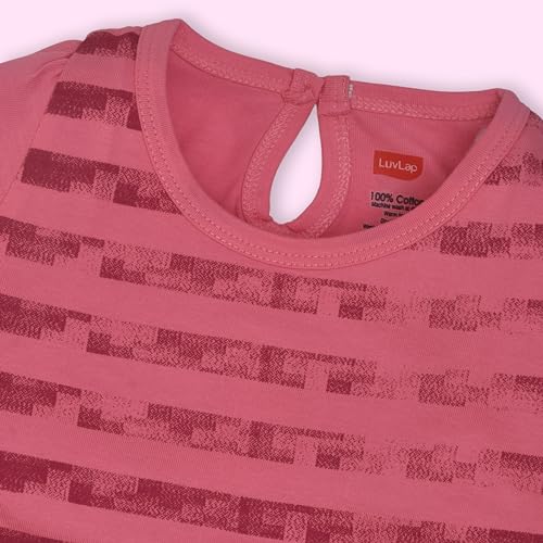 Image of LuvLap Baby Girls 100% Cotton Full Sleeve Girls Top Pack of 4