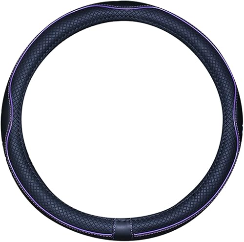 Miniatura 3 de Cubrevolante de imitación de cuero para el volante de auto, 2019, de microfibra, extragrande de 17, 18 y 19 pulgadas para camiones grandes