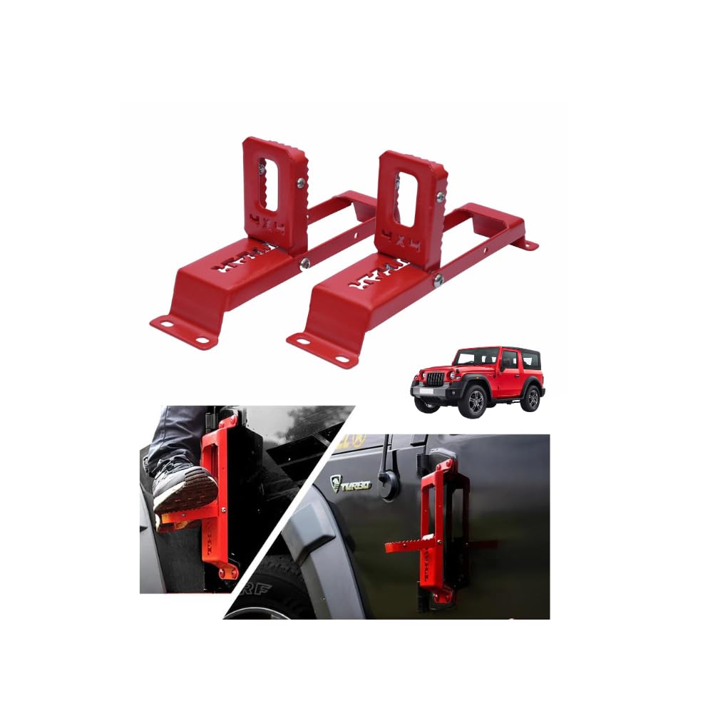 Hinge Door Step for Mahindra Thar 2020 (Red Thar)-image-41