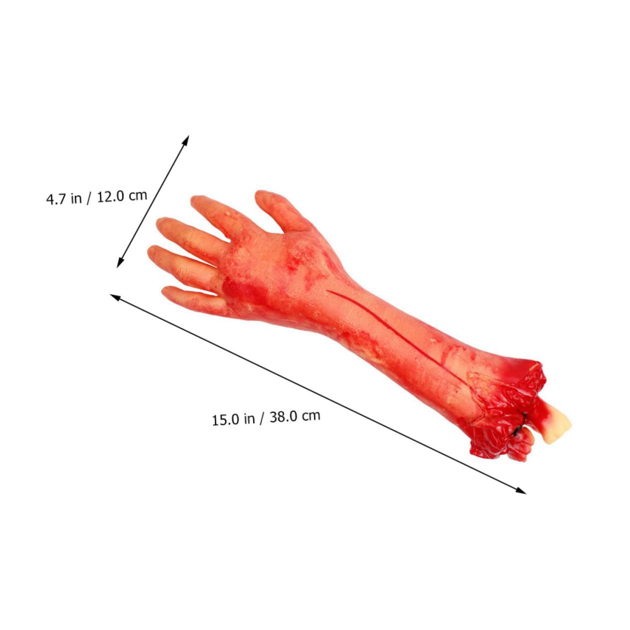 Abaodam Set 5 Pezzi Arti Finti Horror Halloween in Plastica Iperrealistica, Mani e Piedi Recisi Spaventosi per Decorazioni Casa Infestata e Feste a Tema