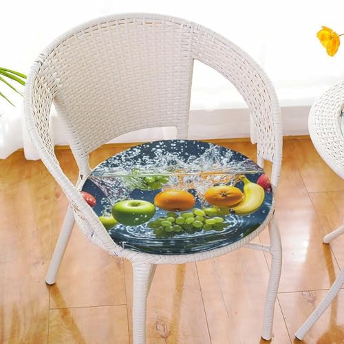 Coussin de chaise rond solide de haute qualité pour salon moderne