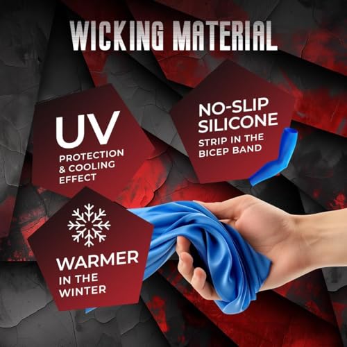 Bucwild Sports Baseball Arm Sleeve Youth & Adult 1 Pair | Football Basketball Cycling Tennis - Thumbnail 3