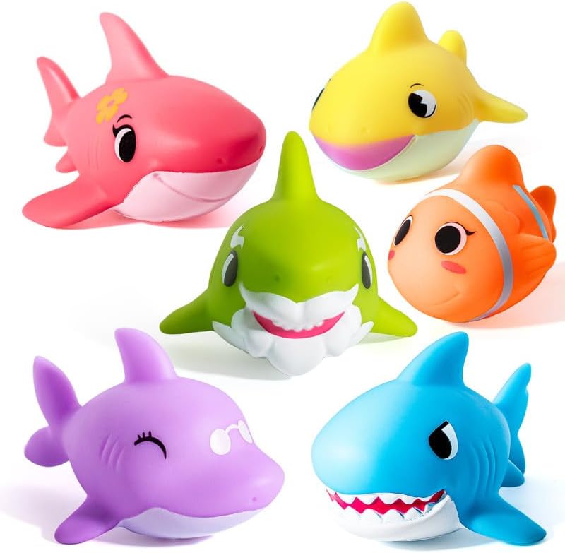 Hely Cancy Juguetes de baño para niños, juguetes para bebés sin agujeros para niños de 1 año, juguetes de piscina de agua para ducha