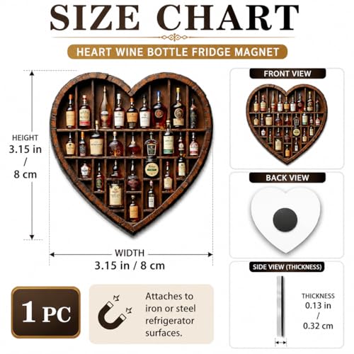 Imán decorativo para refrigerador forma botella de vino miniatura 2
