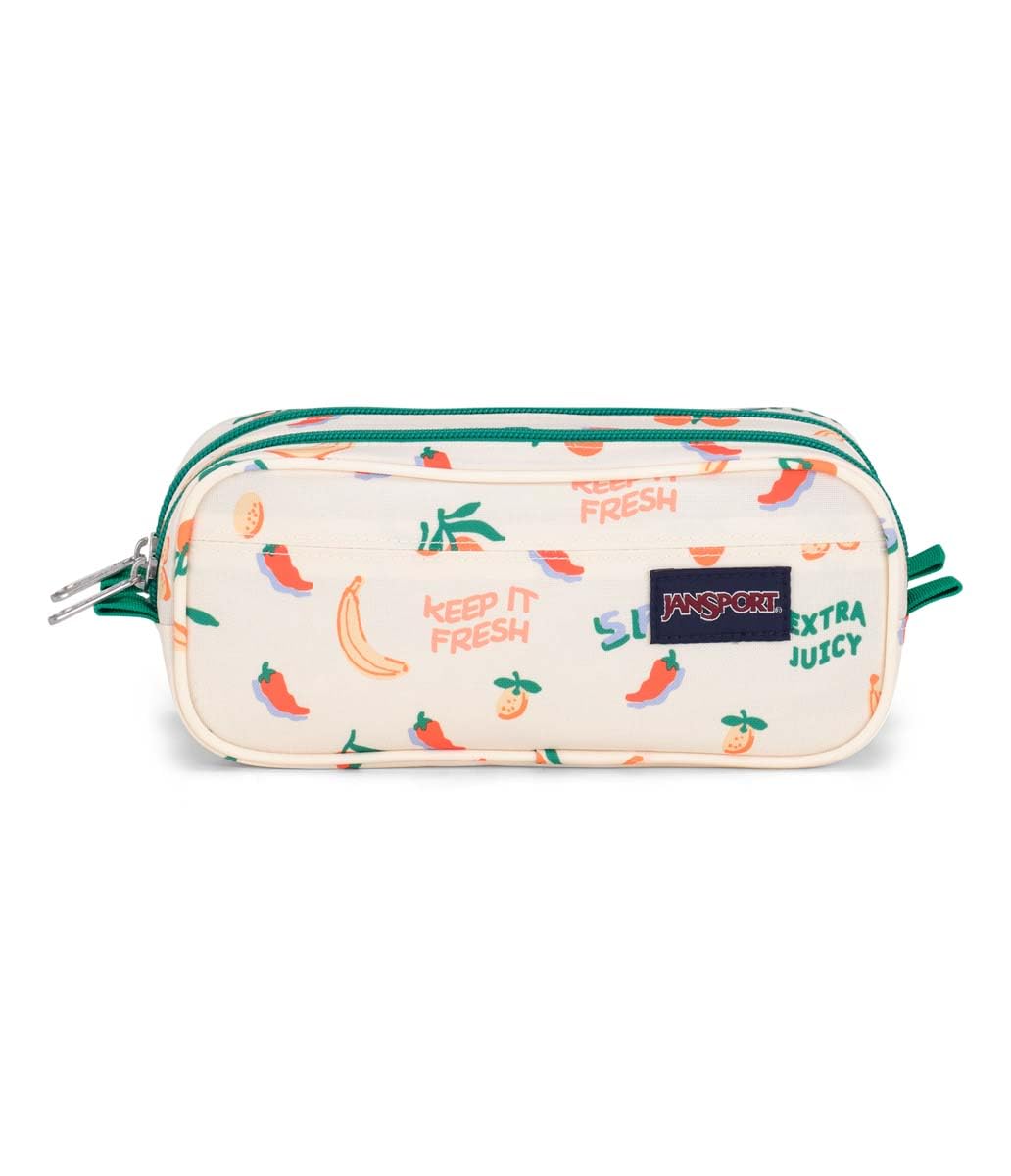 JanSport Large Accessory Pouch Large Pouch, Five A Day Cream (Multicolor)