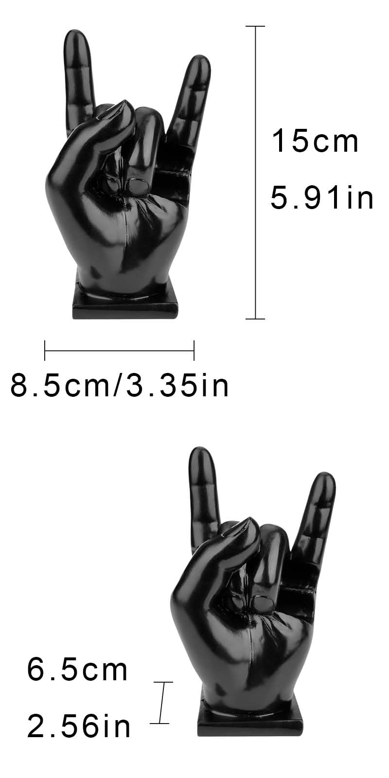 Creative Rock Hand, Drum Stick Holder, Resin Drumstick Holder, Hand Drumstick Display Stand, Rock Hand Drumstick Holder - Image 2