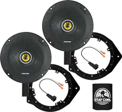 Kicker 46CSC654 6-1/2C` CSV[Y A/hAt@Ng[Xs[J[Lbg Xs[J[n[lXƃ}EgA_v^[t V{[Vo[h 1500/1500 LD/2500 HD/3500 HD (N[Lu) 201