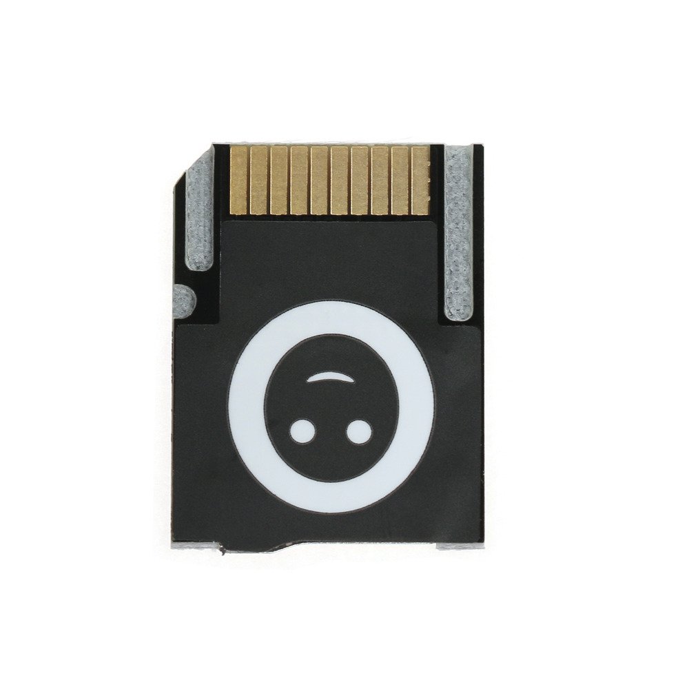 for PSV Game Card to Micro SD TF Card Transfer Adapter Push to Eject for PSV SD2Vita 1000 2000 Henkaku 3.60 Game Accessor (Black)