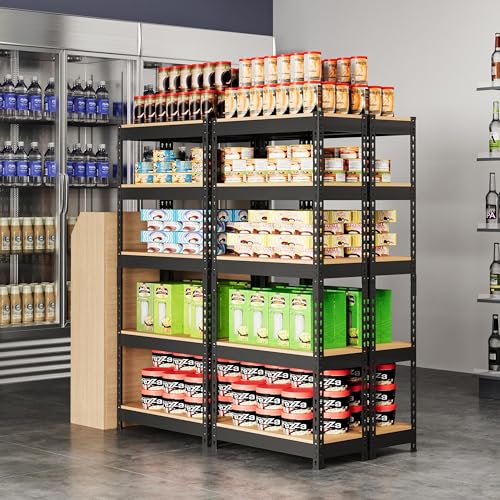 Yaheetech YT-00139009 Standing Shelf Units 5 Tier Shelving Unit Adjustable Garage Shelving Metal Shelving Unit Utility Rack Heavy Duty Industrial Shelving thumb #7