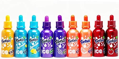 Fantasi 65ML Premium Malaysian Made Shortfill E-Liquid All Flavours No Nicotine (Orange Ice)