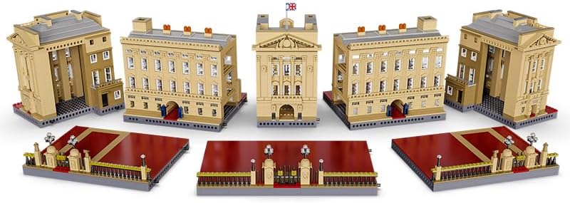 Architecture Buckingham Palace Building Blocks, 5604+Pcs Modular House Building Set for Adults Collectors Hobbyists, DIY Blocks Educational Toy Gift - Image 3