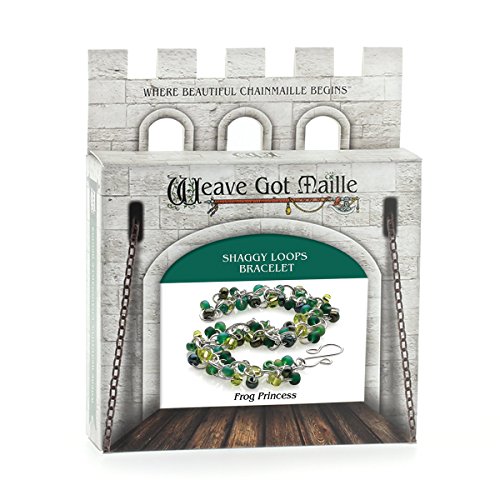 Weave Got Maille Shaggy Loops Chain Maille Bracelet Kit, Lucky Charms