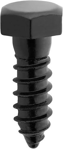 National Hardware N800-123 Tornillo de retardo 12" x 1 12", negro, 12