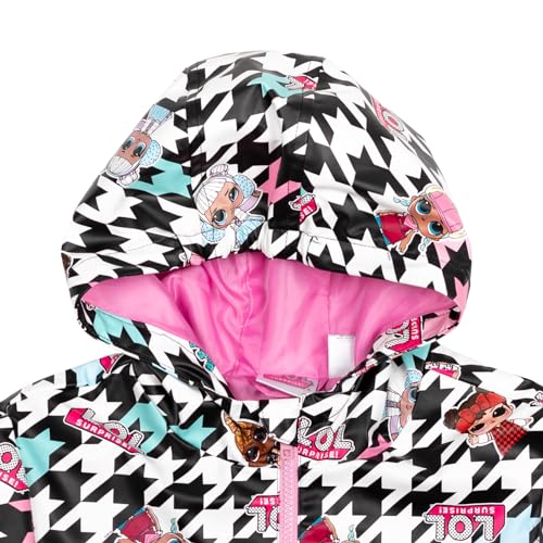 L.O.L. Surprise! Coconut Q.T. Dawn Surfer Babe Girls Zip Up Waterproof Rain Jacket Little Kid to Big Kid3