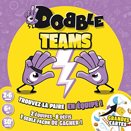 Asmodee, Dobble: Teams, Board games, Card Games, Party Game, Adult and Child Game from 6 years, 2 to 8 Players, 15 Min - Image 2