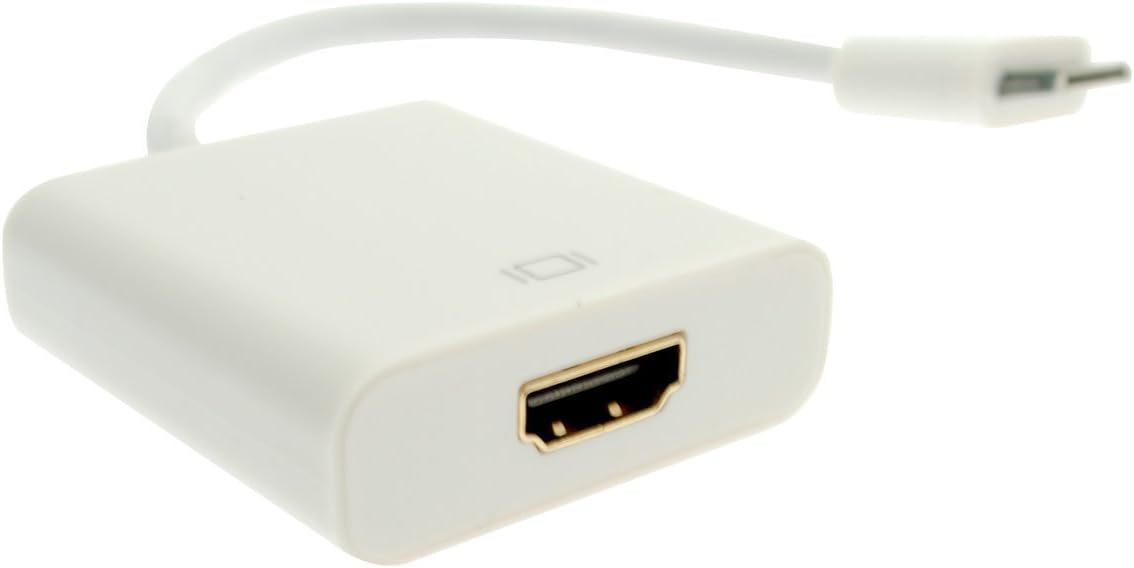 Dock Connector to HDMI Adapter Cable For Iphone 4G 4S iPod Touch Ipad2 (WHITE, 1)