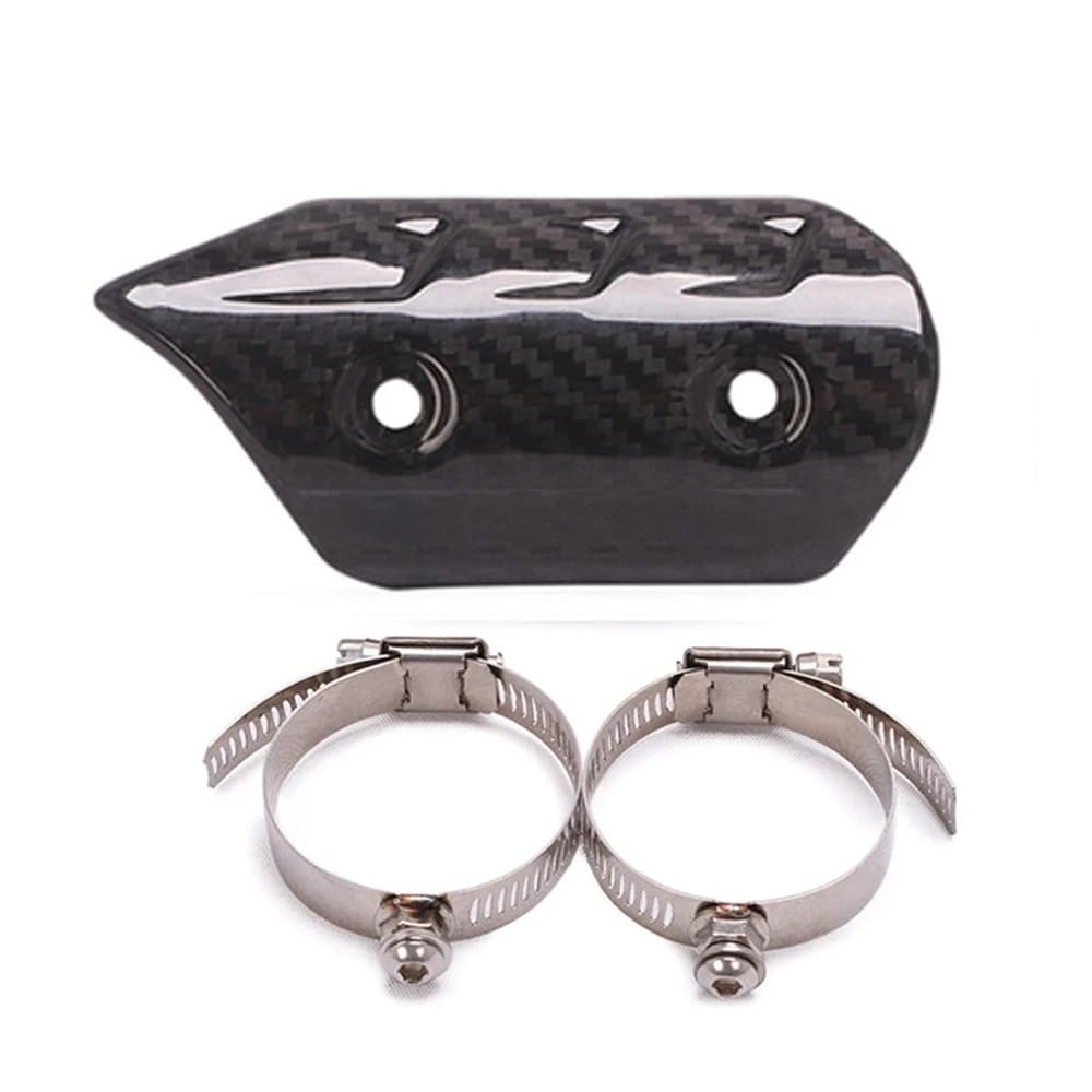 Deflectores Calor Escape Cubierta De Protección Térmica para Tubo Escape Motocicleta Universal Aislamiento Térmico Protector Silenciador Antiescaldaduras De 38mm A 45mm