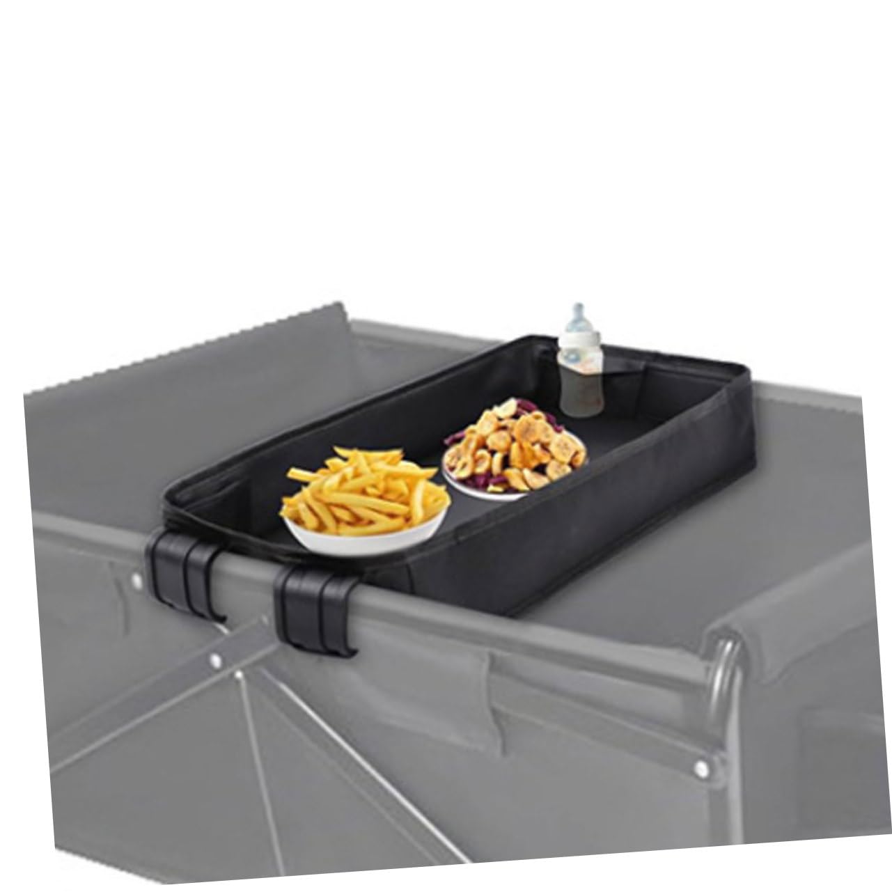 Kisangel Plateau Pour Poussette Porte-collation Universel Porte-gobelet Accessoires Pour Poussette Plateau Pour Chariot