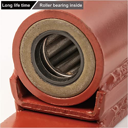 Image of Heavy Duty 7 inch Bolt onto The Gate Bolt onto The Post Gate Hinges with Needle Roller Bearing for Driveway Vehicular Pedestrian Gates, 2150P Lubricable Gate Hinge(Sold as a Pair) (Pack of 2)