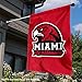 Miami Redhawks Double Sided House Banner Flag