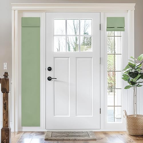 Vatge Sidelight Door Curtains for Front Door - Privacy Thermal