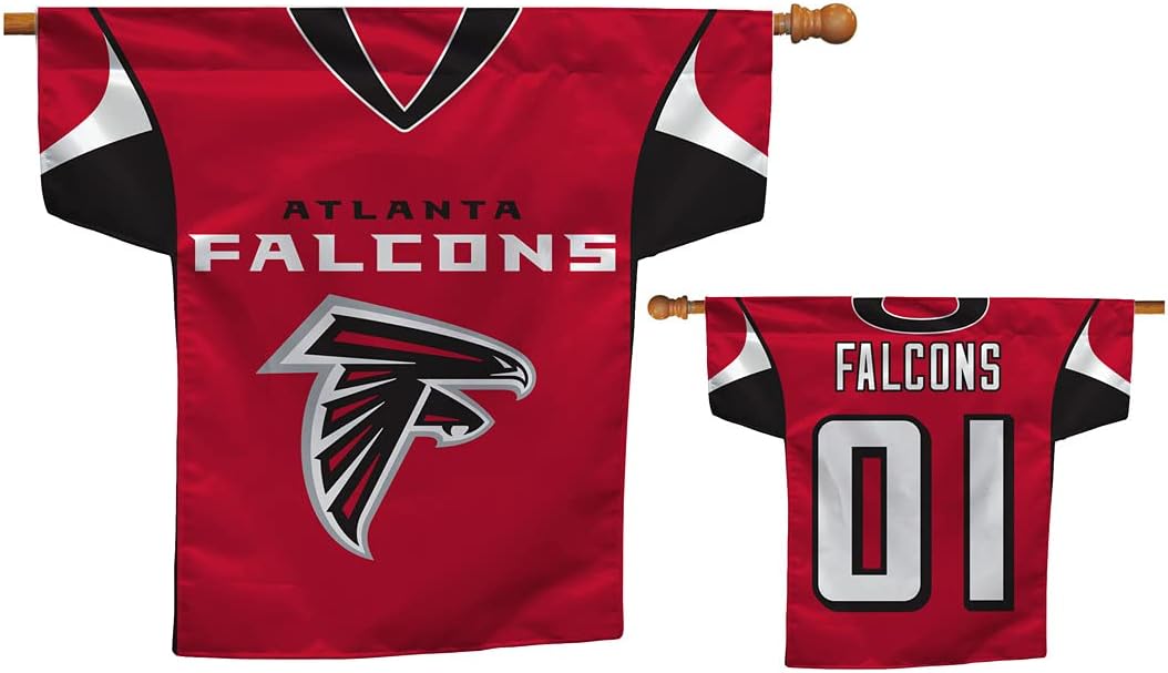 NFL Atlanta Falcons Jersey Banner (34-by-30-Inch/2-Sided)