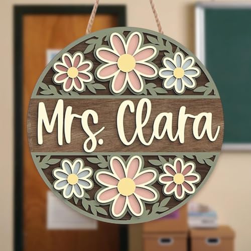 Personalized Welcome to Classroom Door Sign; Teacher Door Sign; Custom Teacher Name Sign; Back To School Decorations; Teacher Appreciation Gifts; Back-to-School Gift; Teacher Gifts/19