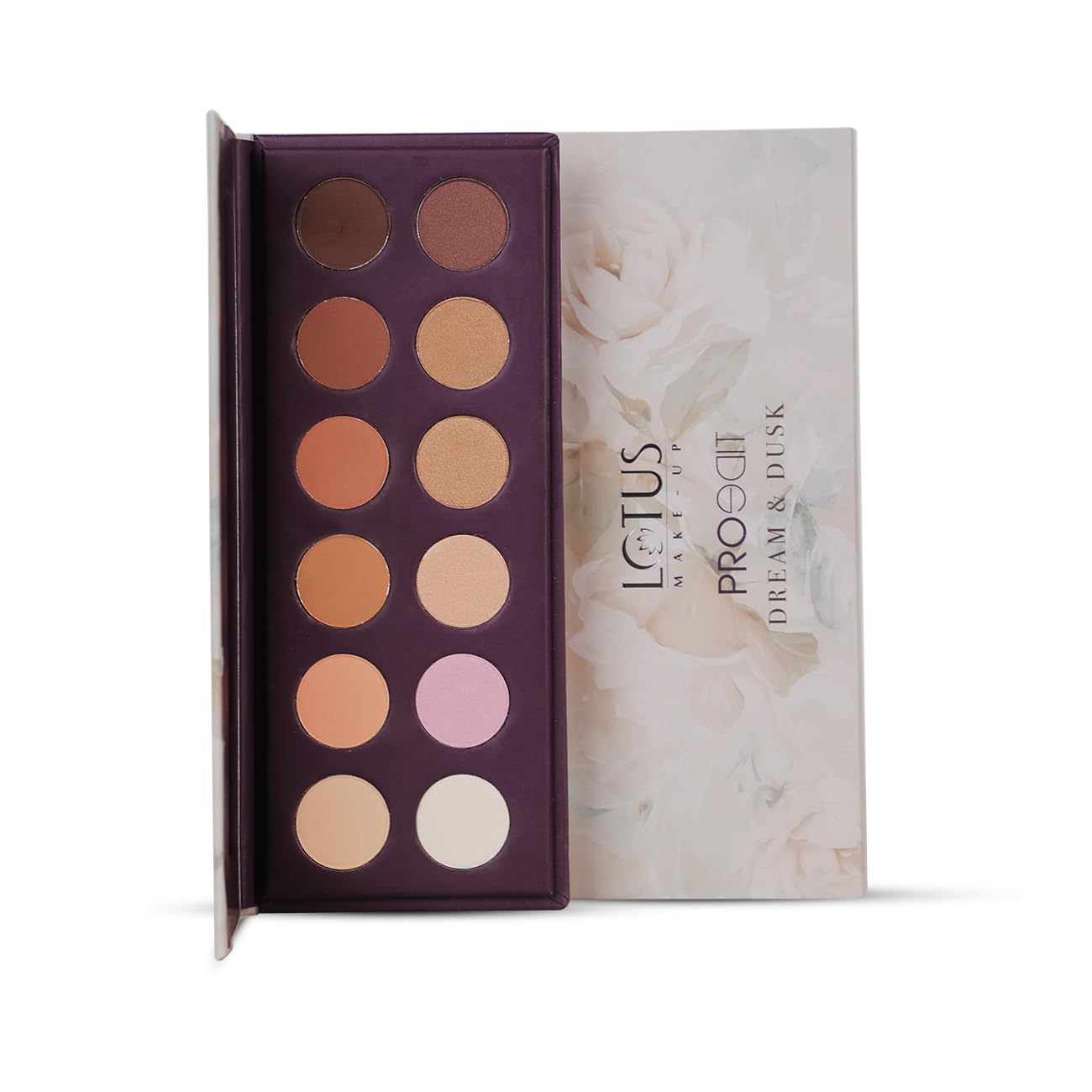 Lotus Make-Up Proedit Eye Primer Infused EyeShadow Palette Dream & Dusk| Highly Pigmented| Blendable| 12 Shades|16.8g-image-20