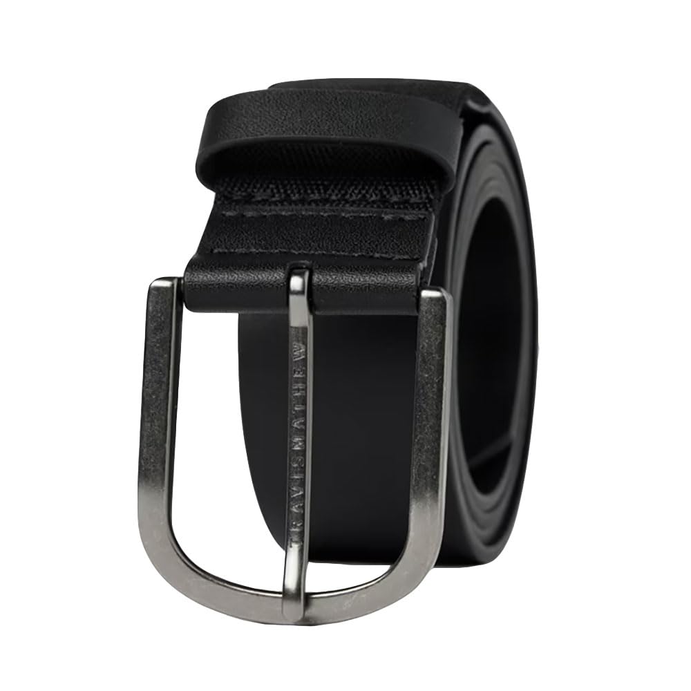 TravisMathew Men's Jinx 2.0 Belt, Black, 34