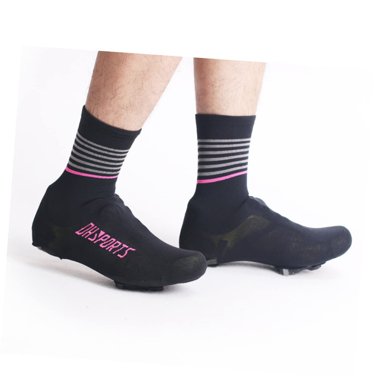 UKCOCO Cubierta De Zapatos De Bicicleta Cubrezapatos De Bicicleta De Carretera Cubrezapatillas De Bicicleta De Carretera Cubrezapatillas De Ciclismo Cubiertas De Zapatos Black