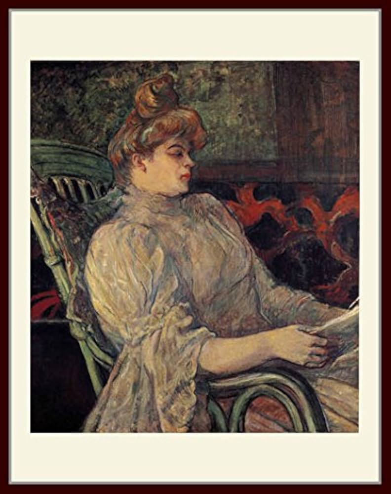 絵画 Portrait Amazon.co.jp: ロートレック・「マルトX夫人の肖像」 プリ