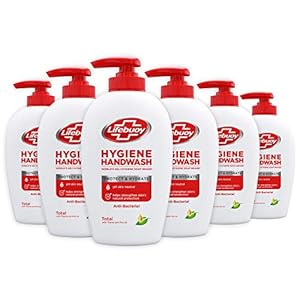 Lifebuoy Hygiëne Handzeep Protect & Hydrate (antibacterieel), zeepdispenser – 6 x 250 ML – Voordeelverpakking