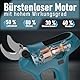 Akku-Astschere für Makita-18V-Batterie, Elektrische Gartenschere mit 30mm SK5 Verchromter High-Carbon-Stahl Klinge und LCD Anzeige (ohne Batterie)