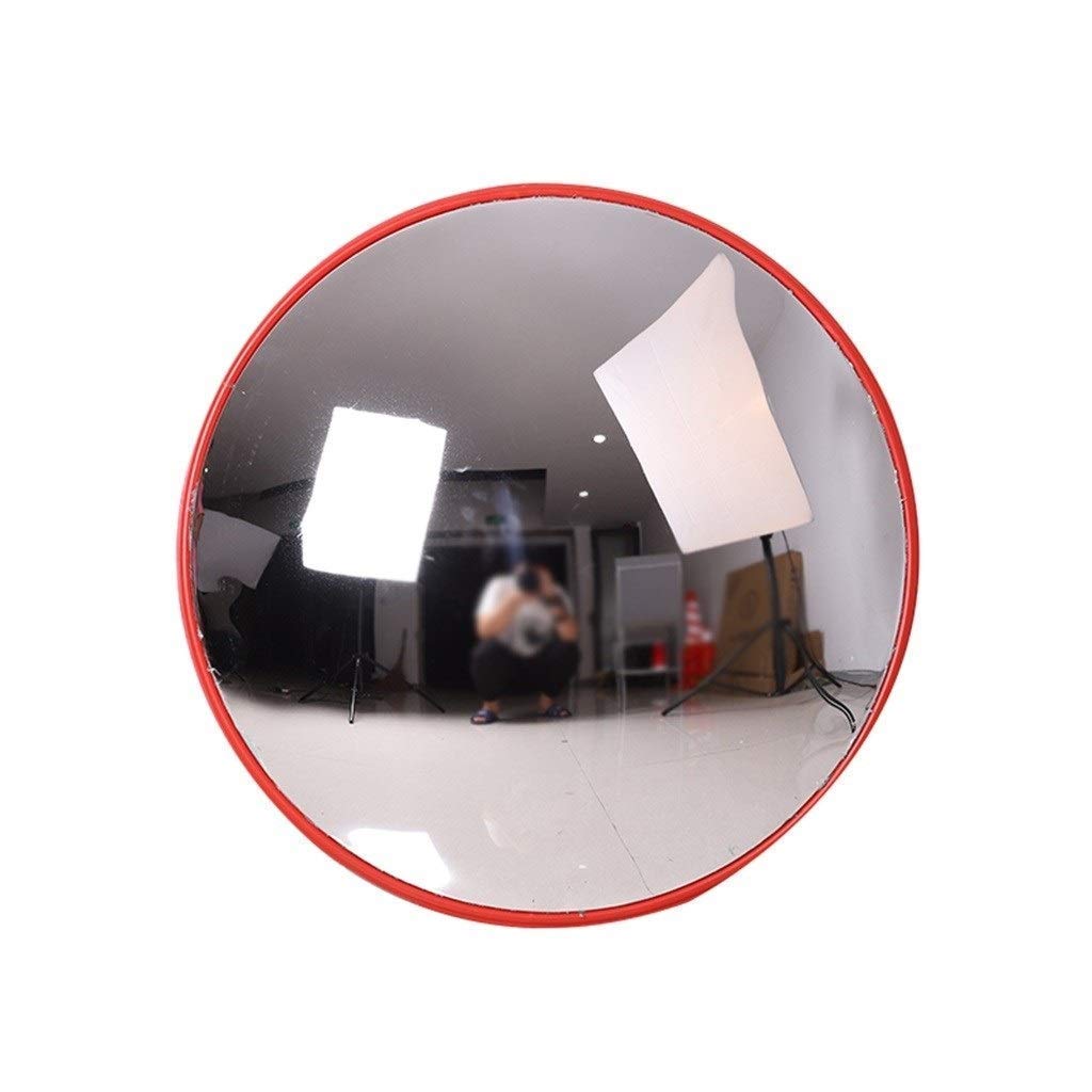 Espejo Convexo de 45CM / 60CM / 75CM / 80CM, Espejo de Seguridad Circular Convexo de Gran Angular Duradero para Centro Comercial al Aire Libre PC (Tamaño: 60CM)