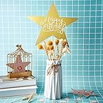 Outus 24 Pieces 11 Inch Large Gold Stars Cutouts Gold Stars Decoration Double Printed Paper Stars for Wedding Bulletin Board Decoration Classroom Wall Party Decoration Graduation Party Decoration - Image 5