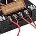 SUPERNIGHT LED Light Strip Dimmer, DC12V-24V 30A PWM Dimming Controller for Dimmer Knob Adjust Brightness ON/Off Switch with Aluminum Housing