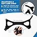 Gray Chin Strap for Sleeping | CPAP Chin Strap, Anti Snoring Devices for Men and Women | Double Airflow Jaw Strap, Stop Snoring Solution Chin Strap - Chin Strap for CPAP Users