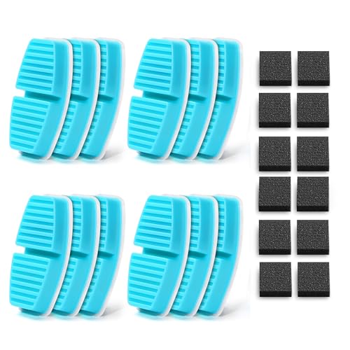 GIOTOHUN 12 Filtres + 12 Mousse Filtres - Fontaine a Eau Chat sans Fil Filtre - Filtration Multiple - Filtre les Impuretés - Purifie la Qualité de l’eau - Adapté à Fontaine à Eau pour Chat