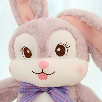 Amazon.co.jp: 震える音と同じウサギの耳引きウサギのぬいぐるみ長耳